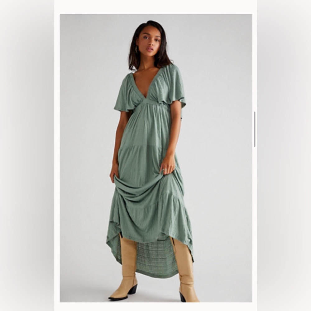 Free people La La Maxi Dress - size large